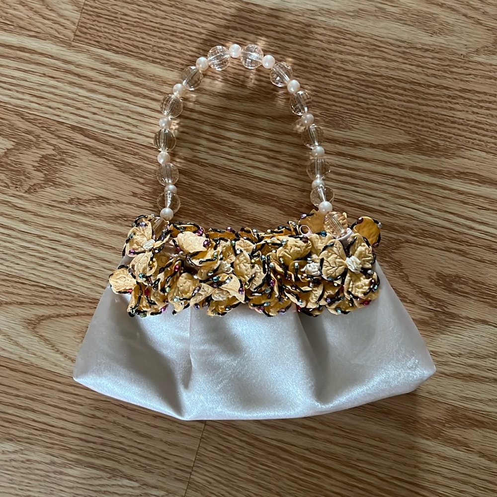 Fancy & Cute Peach Dress Purse